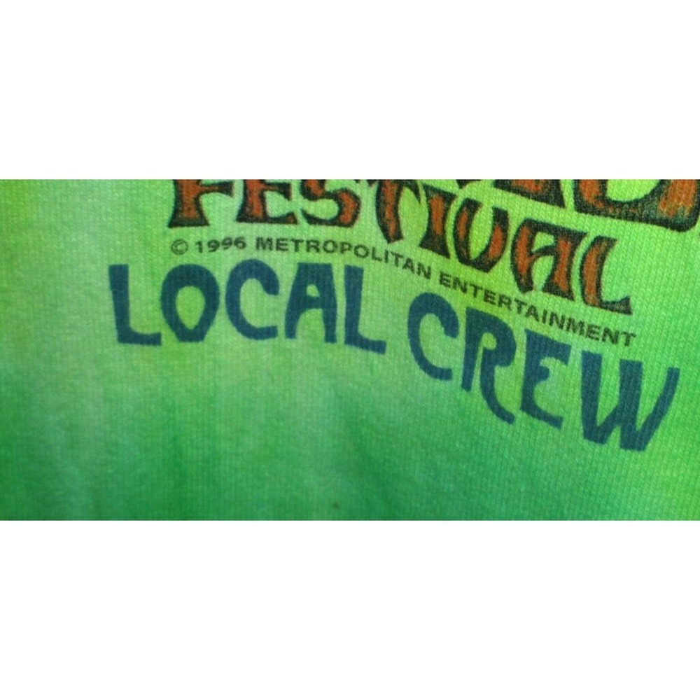 Furthur Festival LOCAL CREW Vintage 1996 Tie Dye Tee XL DEADHEADS - Picture 3 of 8